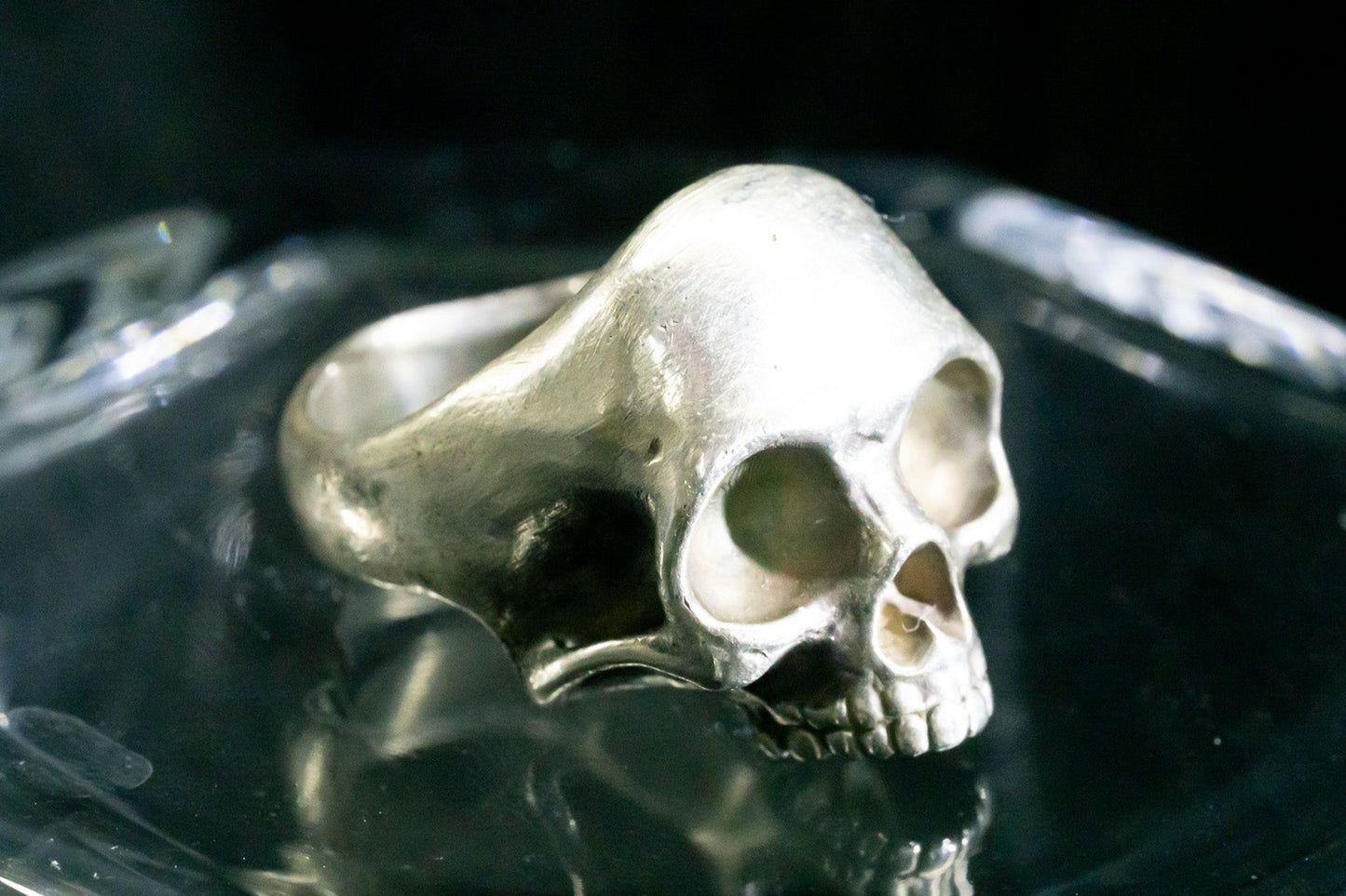 Silver Skull Ring