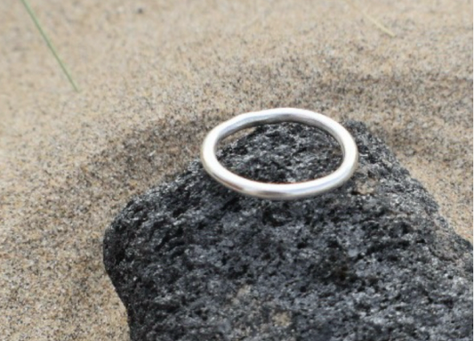 Silver Stacking Ring - Single
